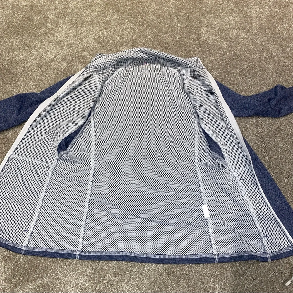 Seattle Seahawks Majestic Blue Zip Up Jacket Lightweight NFL‎ Woman’s Size S